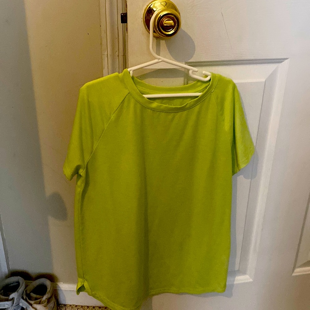 Plain green shirt